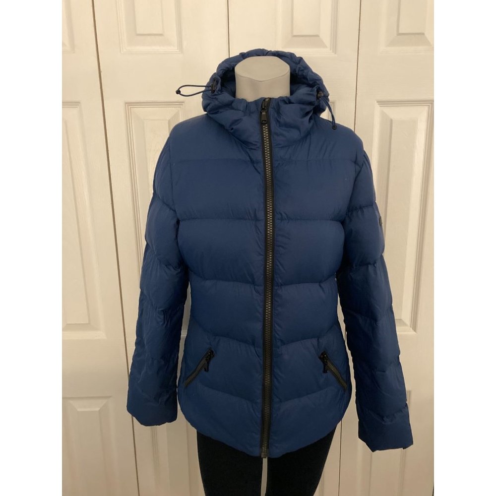 Strenesse Navy Blue Puffer Jacket Size 6